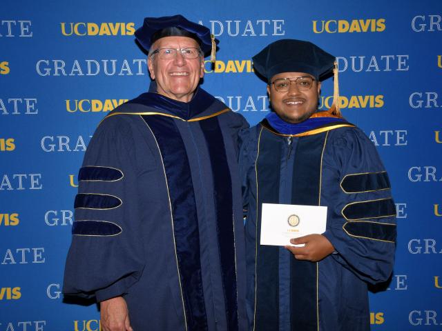 Soukhin and Ron at Soukhin's graduation
